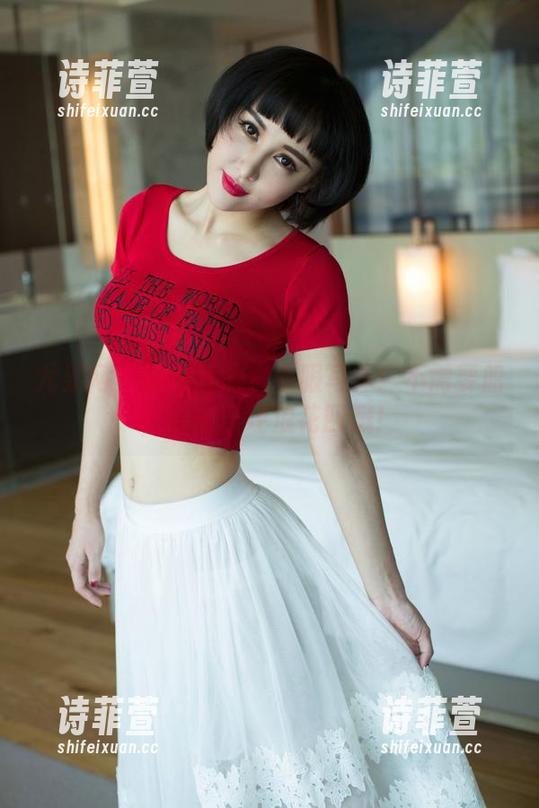 尤果网-凌希儿 尤果网 - 凌希儿的水手服写真:不需要船,心中已经浪花四溅!
