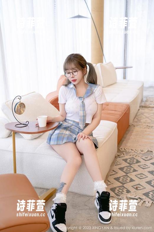 星颜社-清妙 星颜社 - 透过清妙的连衣裙,温柔的美图氛围满满。