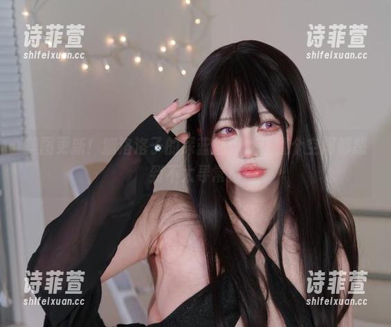 美图更新！狐洛洛子的深蓝魅魔，让整个空间都感到不太寻常！